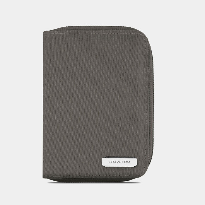 Travelon Portefeuille zippé pour passeport RFID