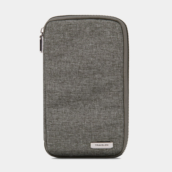 Travelon RFID Blocking Family Passport Zip Wallet