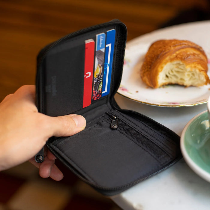 Pacsafe® RFIDsafe™ RFID Blocking Zip Around Wallet