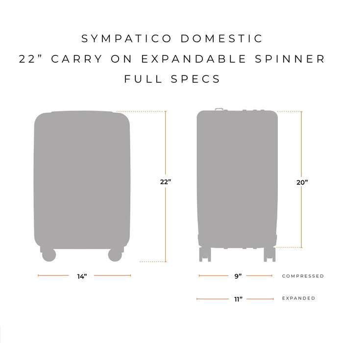 Briggs & Riley Sympatico Bagage de Cabine Domestique Spinner