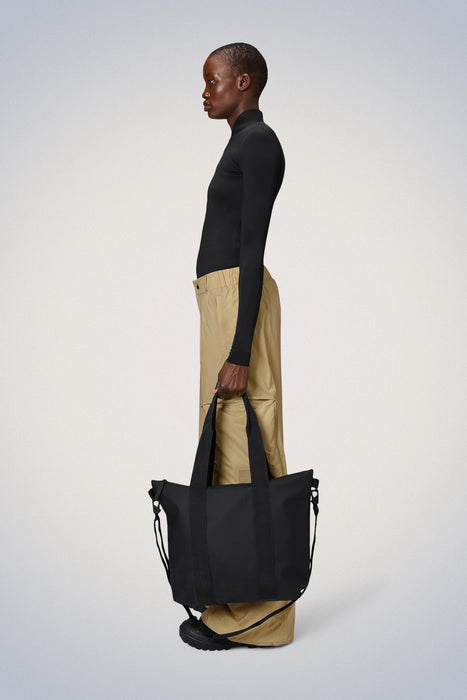 RAINS TOTE BAG RUSH Black