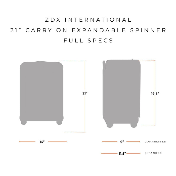 Briggs & Riley Zdx International 21" Carry-On Expandable Spinner