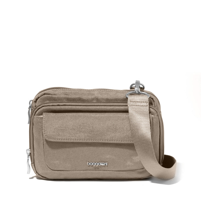 Baggallini Double Zip Convertible Crossbody