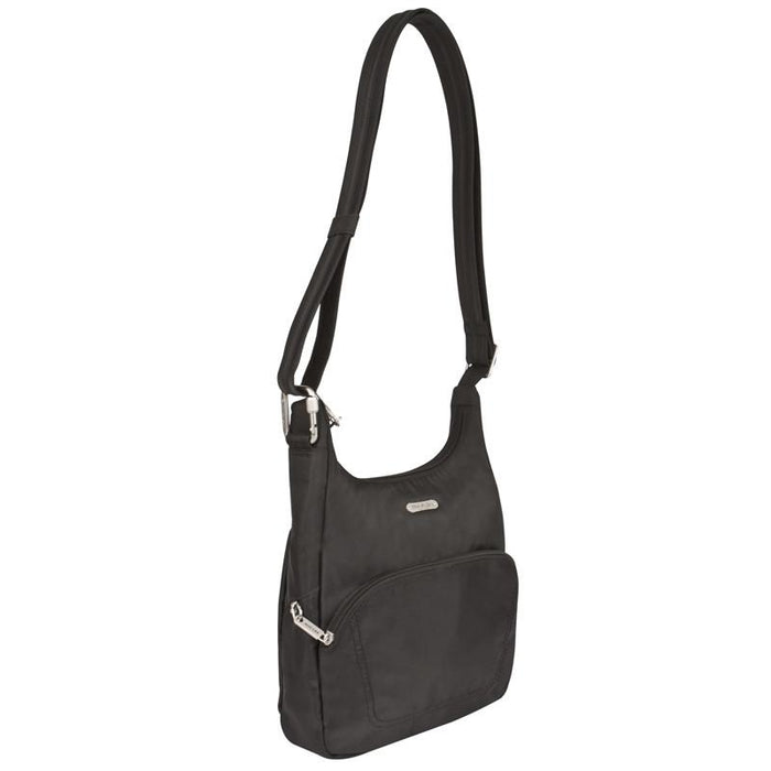 Travelon Anti-Theft Cross-Body Bucket Bag, Black, One Size - Body Logic