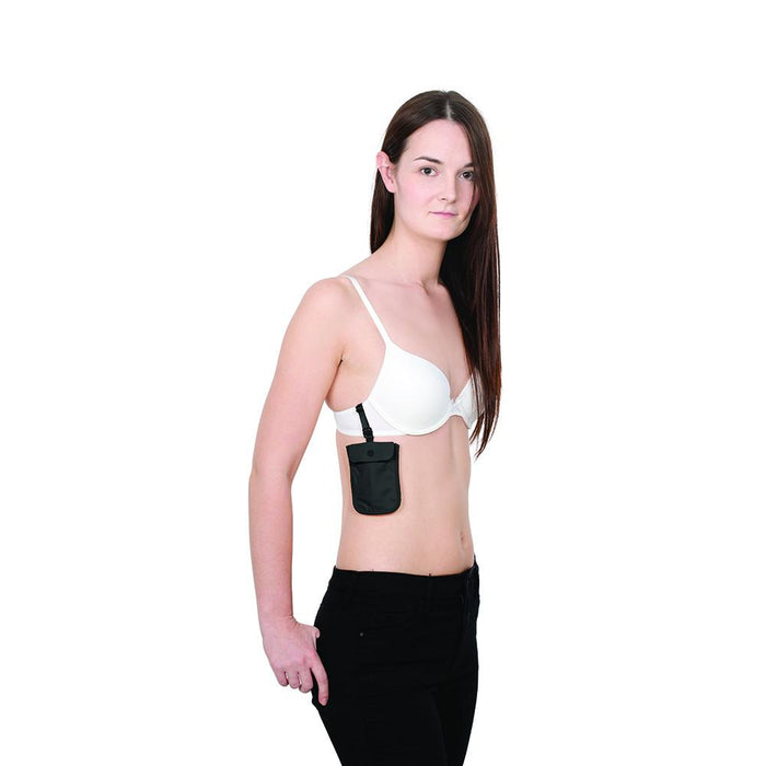 PacSafe Coversafe V75 Anti-Theft RFID Blocking Neck Pouch, Black :  : Clothing, Shoes & Accessories