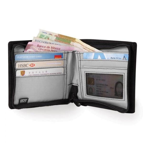 Pacsafe RFIDsafe™ Z100 RFID blocking bi-fold wallet